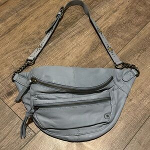 Free People Archer Sling / Fanny - Light Blue